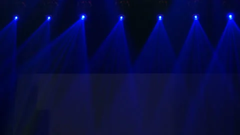 Animation of stage lights frame. Bright shiny stage lights flashing movement Video stock 161095030