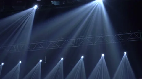 Animation of stage lights frame. Bright ... | Stock Video | Pond5