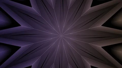 Animation with star pattern appearing in center. Design. Flashing star in Stockillustratie