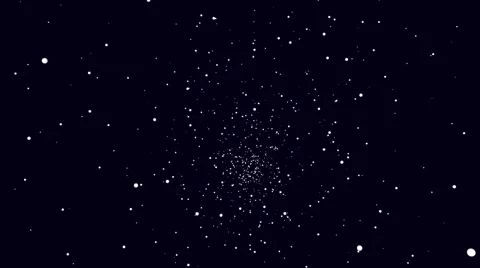 Animation of starry sky Stock Footage 51876645