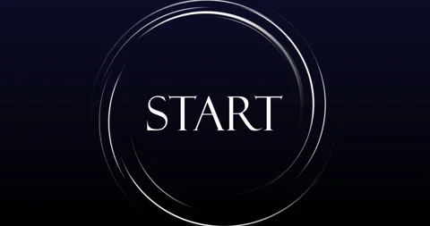 Animation of Start Text – Dynamic Text Intro Animation, Opening Text Animation Stock Footage 295421109
