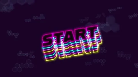 Animation of start text over moving mole... | Stock Video | Pond5