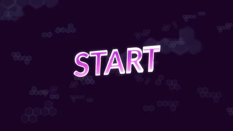Animation of start text over moving mole... | Stock Video | Pond5