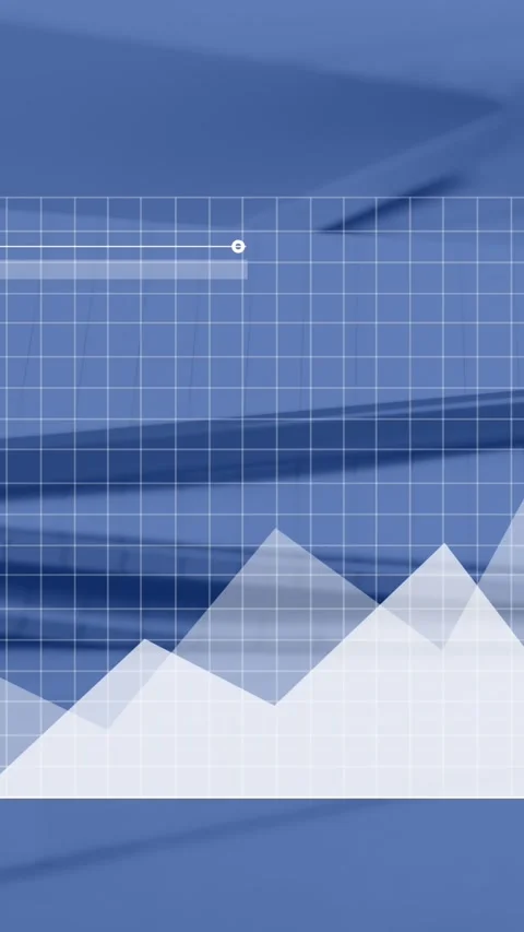 Animation of statistical data processing against pencil, diary and mouse on Stock Footage 320921936