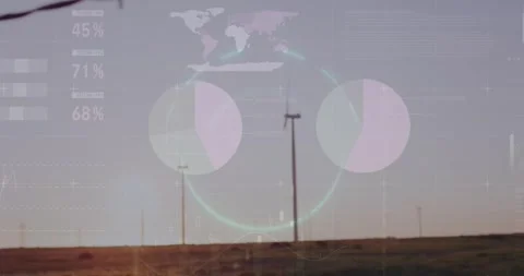 Animation of statistical data processing... | Stock Video | Pond5