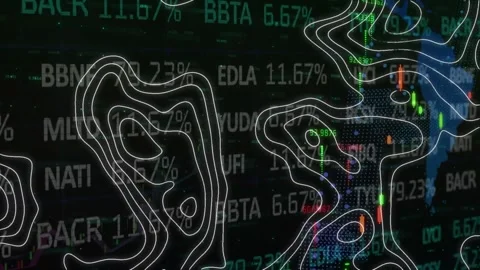 Animation of statistics and data process... | Stock Video | Pond5