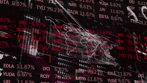 Animation of statistics and data process... | Stock Video | Pond5