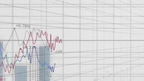 Animation of statistics and data process... | Stock Video | Pond5