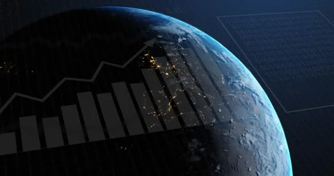 Animation of statistics and data process... | Stock Video | Pond5