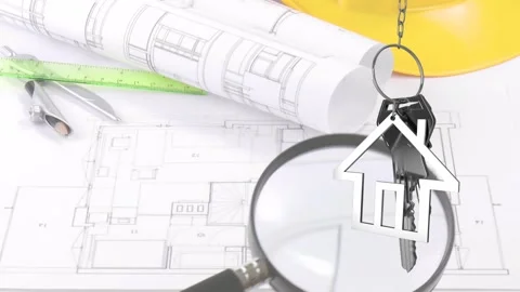 Animation of statistics and data processing over shelves in shop Stock Footage 325961476