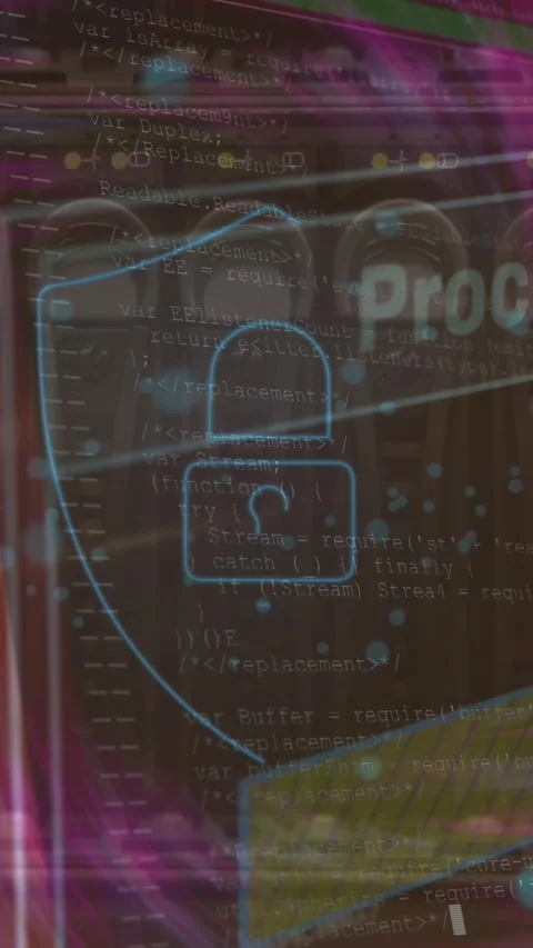 Animation of statistics and data processing on grey background Stock Footage 344745478