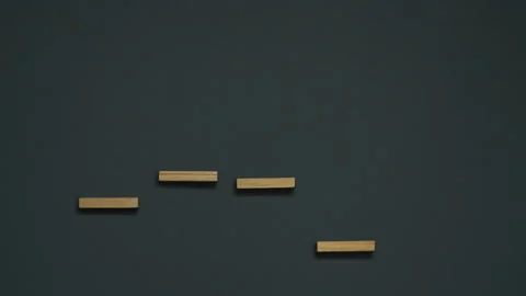 Animation a step on blackboard. Stock Footage 169428038