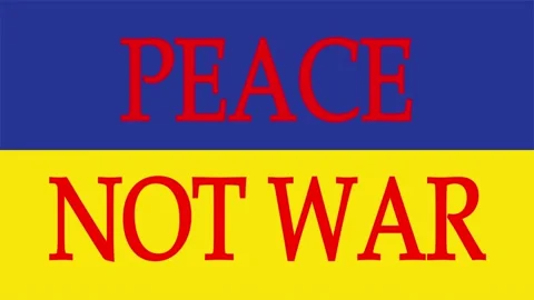 Animation Stops War Ukraine Flag Vídeo Stock 213012729