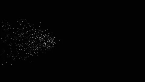 Animation of a strip of circles that appear randomly Stock Footage 148960149