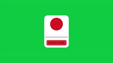 Animation of a Subscribe and Likes and Notification Button for Youtube. 動画素材 142007121