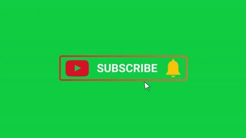 Animation of a Subscribe and Likes and Notification Button for Youtube. Stock Footage 142007134