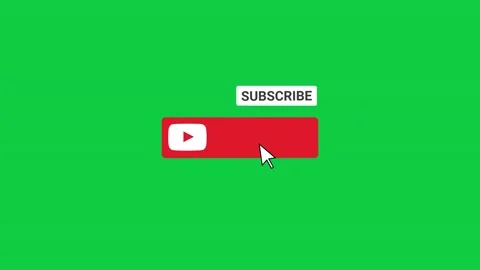 Animation of a Subscribe and Likes and Notification Button for Youtube. Stock Footage 142007141