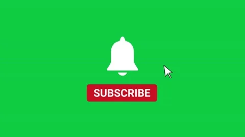Animation of a Subscribe and Likes and Notification Button for Youtube. Stock Footage 142007165