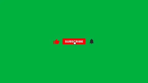 Animation of a Subscribe and Likes and Notification Button for Youtube. Stock Footage 142007902