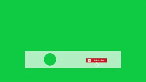 Animation of a Subscribe and Likes and Notification Button for Youtube. Stock Footage 154234871