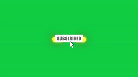 Animation of a Subscribe and Likes and Notification Button for Youtube. Stock Footage 195031368