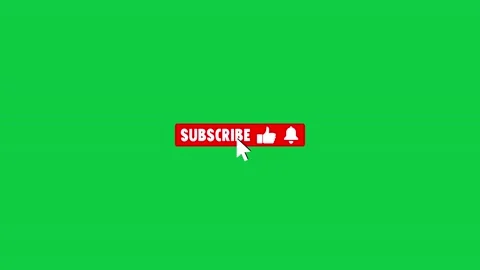 Animation of a Subscribe and Likes and Notification Button for Youtube. Stock Footage 195031375