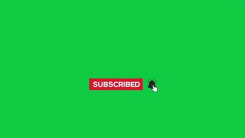 Animation of a Subscribe and Likes and Notification Button for Youtube. Stock Footage 200784657
