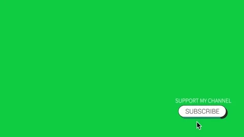 Animation of a Subscribe and Likes and Notification Button for Youtube. Stock Footage 219022923