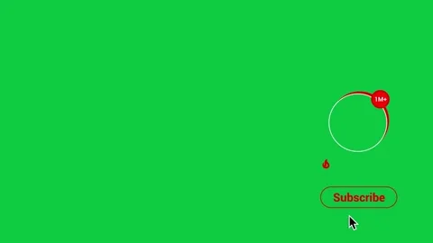 Animation of a Subscribe and Likes and Notification Button for Youtube. 動画素材 219022935