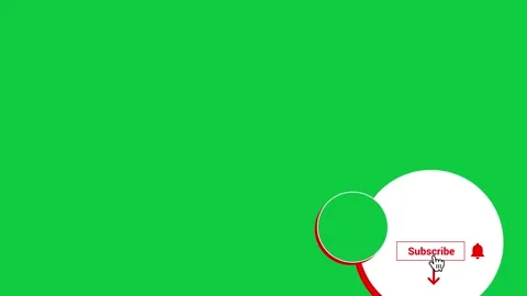 Animation of a Subscribe and Likes and Notification Button for Youtube. Stock Footage 219022939