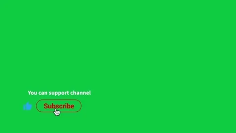 Animation of a Subscribe and Likes and Notification Button for Youtube. Stock Footage 219022940