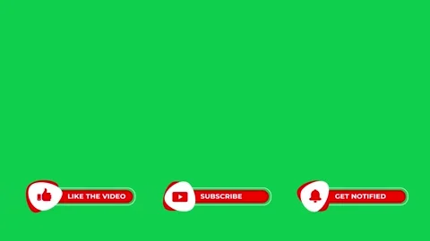 Animation of a Subscribe and Likes and Notification Button for Youtube. 動画素材 220023976