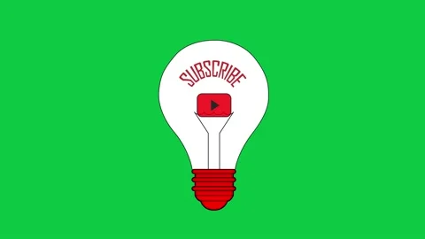 Animation of a Subscribe and Likes and Notification Button for Youtube. Stock Footage 220142033