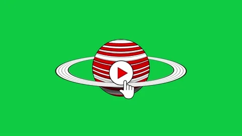 Animation of a Subscribe and Likes and Notification Button for Youtube. Stock Footage 220142145