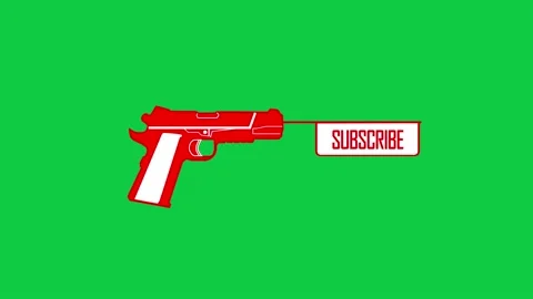Animation of a Subscribe and Likes and Notification Button for Youtube. Stock Footage 220142171