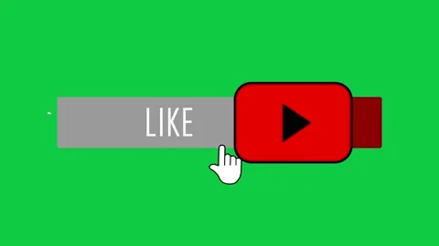 Animation of a Subscribe and Likes and Notification Button for Youtube. Stock Footage 220142212
