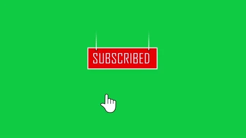 Animation of a Subscribe and Likes and Notification Button for Youtube. Stock Footage 220142247