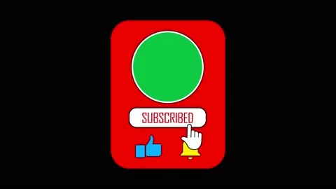 Animation of a Subscribe and Likes and Notification Button for Youtube. 動画素材 220142278