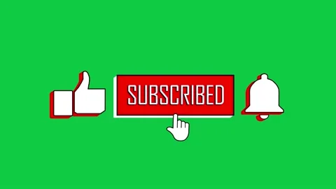 Animation of a Subscribe and Likes and Notification Button for Youtube. 動画素材 220142286