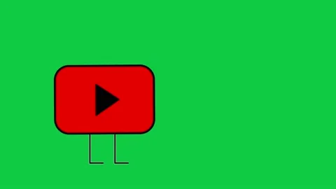 Animation of a Subscribe and Likes and Notification Button for Youtube. Stock Footage 220142350