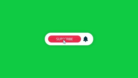 Animation of a Subscribe and Likes and Notification Button for Youtube. Stock Footage 220169321