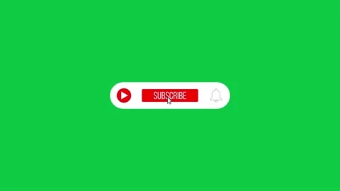Animation of a Subscribe and Likes and Notification Button for Youtube. Stock Footage 220169324