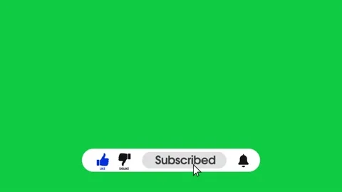 Animation of a Subscribe and Likes and Notification Button for Youtube. 動画素材 233712082