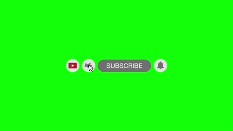 Animation Of A Subscribe Button 4k For Y... | Stock Video | Pond5