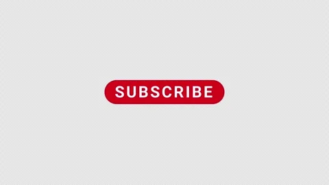 Animation of Subscribe button. Green screen Video stock 274919030