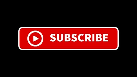 Animation of subscribe button video channel isolated on black background fo.. Stock Footage 253447143