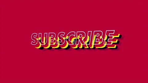 Animation of Subscribe button for your videos high quality Stock-Footage 256728698