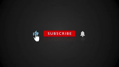 Animation Of A Subscribe Button For Youtube Stock Footage 143557615