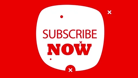 Animation of subscribe Stock Footage 162168941