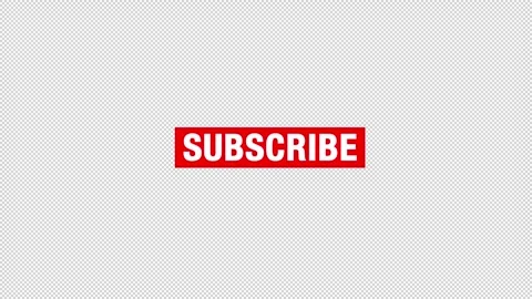 Animation of a Subscribe, Likes, share and comment in transparent background Stock Footage 260084381